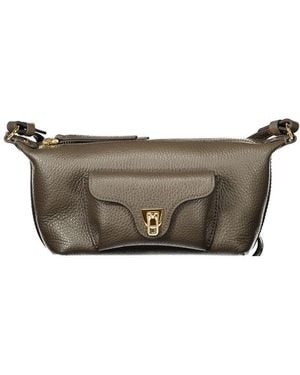 Coccinelle Brown Leather S Bag - Grey