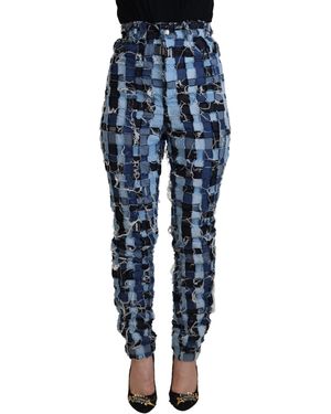Dolce & Gabbana Patchwork Jeans Style - Blue