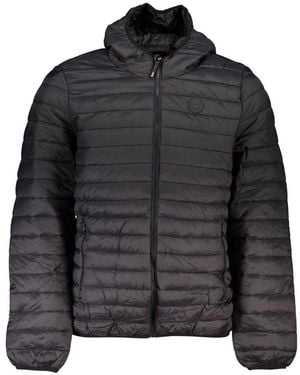 Gianmarco Venturi Nero Poliammide Men's Jacket - Black