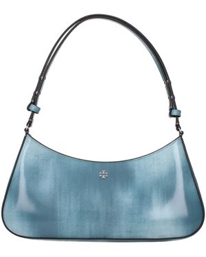 Tory Burch Blue Leather Shoulder Bag