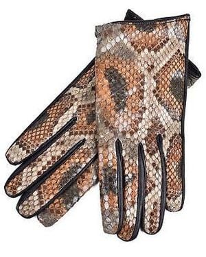 Brunello Cucinelli Army Leather Gloves - Brown