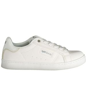 Gas White Polyester Sneaker