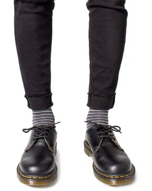 Dr. Martens Black Leather Oxfords And Derby