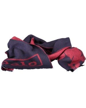 Ralph Lauren Blue Wool Men Scarf - Purple