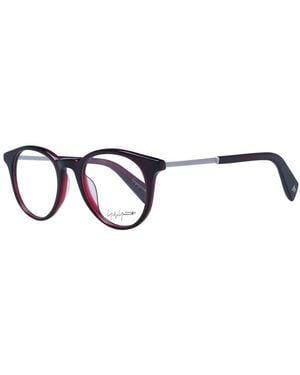 Yohji Yamamoto Red Acetate Glasses (frames) - Black