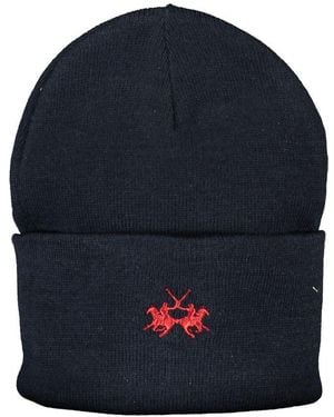La Martina Polyester Hats & Cap - Blue