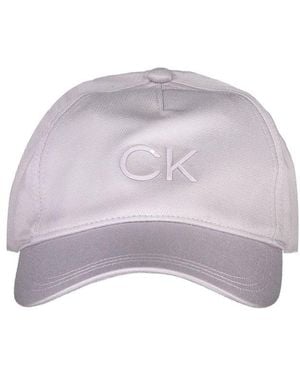 Calvin Klein Purple Cotton Hat