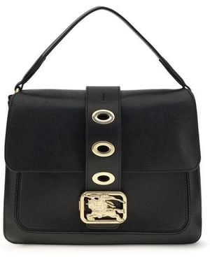 Burberry Black Lamb Ovis Aries Aries Shoulder Bag