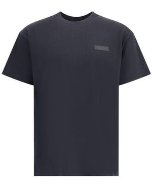 Givenchy T-shirt With Logoed Patch - L - Blue