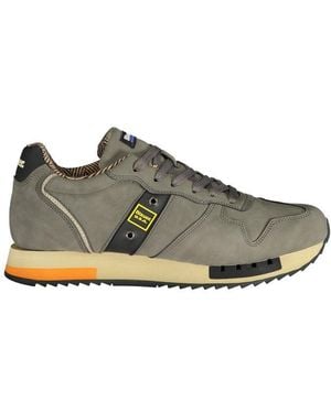 Blauer Polyester Sneaker - Gray