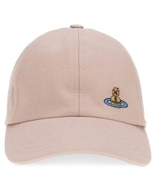 Vivienne Westwood Multicolour Cotton Cap (baseball Hat) - Pink