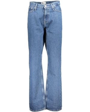 Calvin Klein Blue Cotton Jeans & Pant