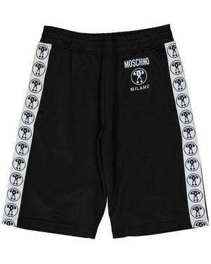 Moschino Contrasting Band Shorts - Black