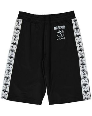 Moschino Contrasting Band Shorts - Black