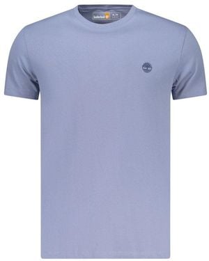 Timberland Azzurro Cotton Men T - Blue