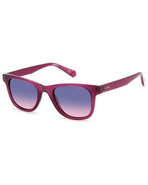 Polaroid Pink Plastic Sunglasses - Purple