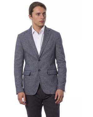 Verri Blue Polyester Blazer