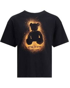 Palm Angels Spray Bear T-Shirt - Blue