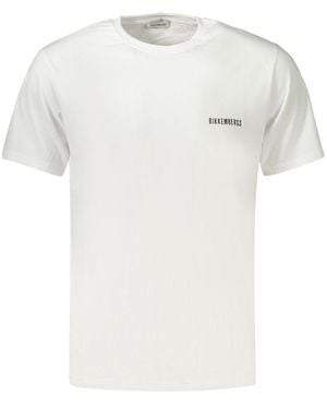 Bikkembergs White Cotton Men's T