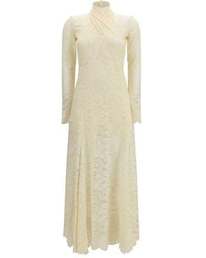 Rabanne White Polyamide Casual Dress - Natural
