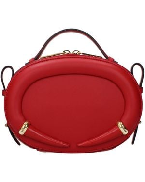 Roberto Cavalli Red Leather Handbag