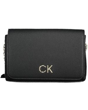 Calvin Klein Polyester Handbag - Black