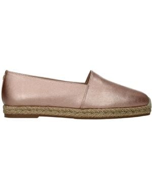 Stuart Weitzman Pink Fabric Espadrilles - Brown