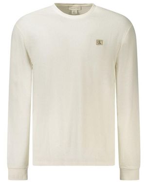 Calvin Klein White Cotton Men's Long