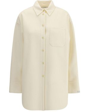 Max Mara Cream Wool Shirt - Natural