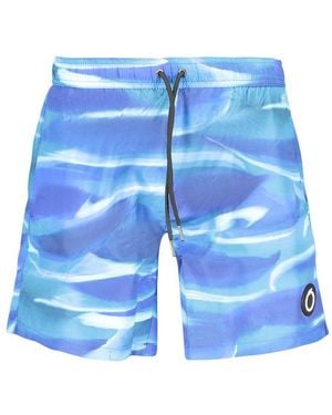 Trussardi Blue Polyester Men's Swimwear