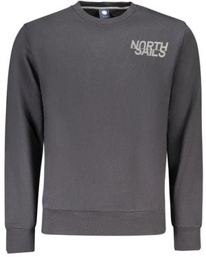 North Sails Black Cotton Men's Sweatshirt - Grey