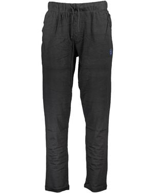 Gianmarco Venturi Black Cotton Men's Trouser - Grey