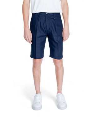 Antony Morato Blue Linen Bermuda Shorts