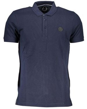 Gianmarco Venturi Blu Cotton Men Polo - Blue