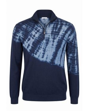 Malo Blue Cotton Men's Sweater