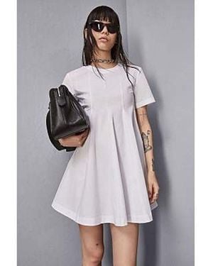 Patrizia Pepe Cotton Casual Dress - Gray
