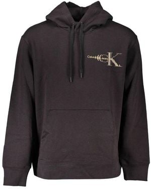 Calvin Klein Black Cotton Men's Hoodie