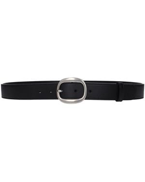 Tom Ford Black Leather Regular Belt