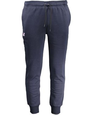 K-Way Blue Cotton Pant - 2xs