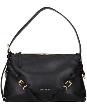 Givenchy Black Leather Shoulder Bag