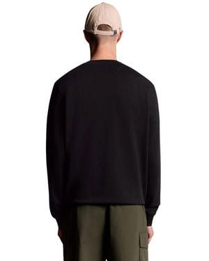 Lyle & Scott Black Cotton Sweatshirt