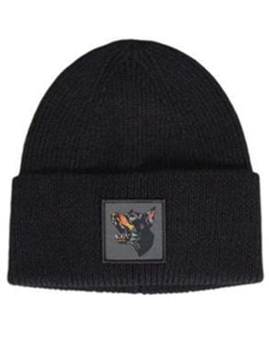 Antony Morato Black Wool Cap (baseball Hat)