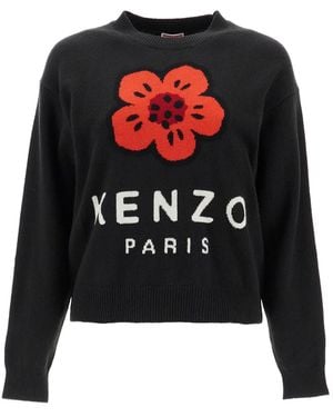 KENZO 'Boke Flower Wool Pullover - Black