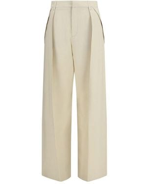 Jacob Cohen Beige Viscose Casual Trousers - Natural