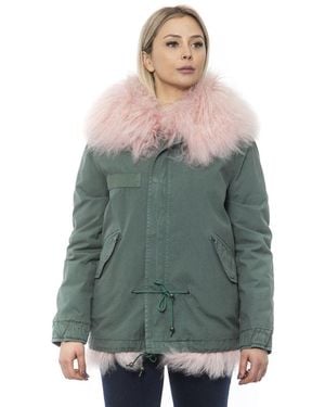 MR & MRS Green Cotton Jacket