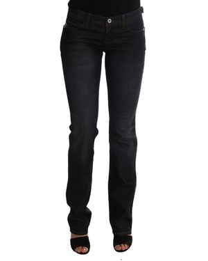 CoSTUME NATIONAL Dark Cotton Slim Fit Jeans - Black