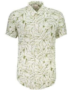 Guess White Viscose Men Shirt - Multicolor