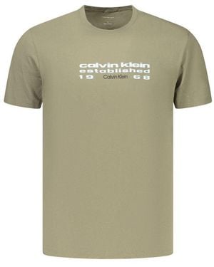 Calvin Klein Green Cotton T