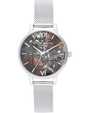 Olivia Burton Silver Steel Watch - Metallic