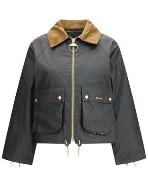 Barbour Bicolour Cotton Cloacks - Grey